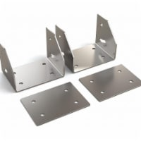 Big Ass Fans Purlin Kit,15  L,Steel,Most Ceiling Fans  041106011