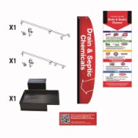 Retail First 9084006 Assorted Color Drain & Septic Cleaner Signage Kit, Metal & Styrene