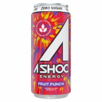 ASHOC Accelerator Fruit Punch Smart Energy Drink Can Perspective: Main