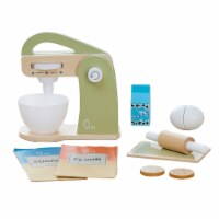 Teamson Kids Little Chef 10-pc. Wooden Play Kitchen Mixer Accessory Set with Pretend Food
