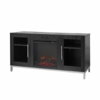 Versanora 54  TV Console Stand for Flat-Panel Televisions with Built-In Electric Fireplace