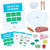 Teamson Kids Little Chef Frankfurt 27-pc Wooden Play Kitchen Tablet and Recipe Accessory Set
