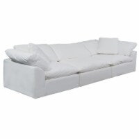 Slipcover for 3 Piece Modular Sofa | Sectional Sofa Cover | White