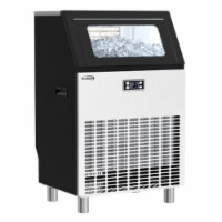 Undercounter Ice Maker Machine, Produces 198 Lbs. Of Cubes In 24 Hrs, Black