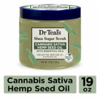 Dr Teal's® Cannabis Setiva Hemp Seed Oil Shea Sugar Scrub