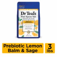 Dr Teal's® Prebiotic Lemon Balm Pure Epsom Salt Soaking Solution Perspective: Main