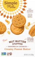 Simple Mills® Creamy Peanut Butter Stuffed Sandwich Cookies Perspective: Main