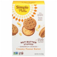 Simple Mills® Creamy Peanut Butter Stuffed Sandwich Cookies