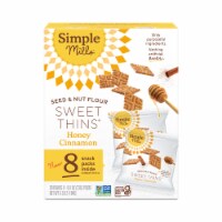 Simple Mills Honey Cinnamon Seed & Nut Flour Sweet Thins Cinnamon Cookies Perspective: Main