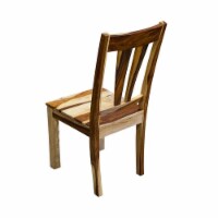 Porter Designs Kalispell Solid Sheesham Wood Dining Side Chair