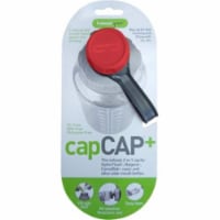 Humangear 772165 63 mm Water Bottle Cap for Wide-Mouth Bottles, Red