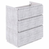 Fresca Formosa 58  Floor Standing Double Sink Modern Bathroom Cabinet in Rustic White