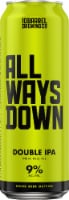 10 Barrel Brewing Co All Ways Down Double IPA Beer Perspective: Main