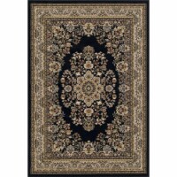L-Baiet AK289C81 8 x 10 ft. Madeleine Oriental Rug, Black