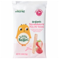 Little Bellies™ Organic Strawberry Pick-Me Sticks Puffed Corn Snacks Perspective: Main