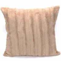 Cheer Collection Faux Fur Throw Pillow Cover - Multiple Colors & Sizes Available
