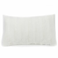 Cheer Collection Faux Fur Throw Pillow Cover - Multiple Colors & Sizes Available