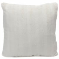 Cheer Collection Faux Fur Throw Pillow Cover - Multiple Colors & Sizes Available