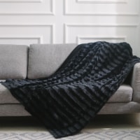 Cheer Collection Ultra Cozy & Soft Faux Fur Blanket - Assorted Colors and Sizes