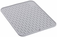 Cheer Collection Silicone Dish Drying Mat for Kitchen Counter, Silicone Drying Pad and Trivet