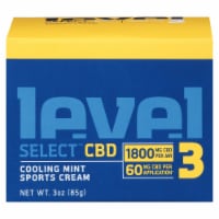 Level Select™ CBD Cooling Mint Sports Cream