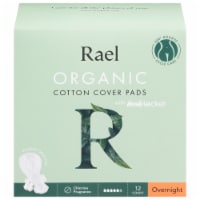 Rael Organic Cotton Cover Overnight Pads