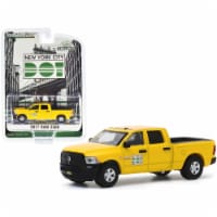 Greenlight 30173 2017 RAM 2500 Pickup Truck Yellow New York City DOT - Brooklyn Street Mainte