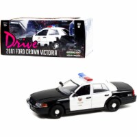 2001 Ford Crown Victoria Police Interceptor Black and White  Los Angeles Police