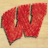 Wisconsin Badgers Team Pride String Art Craft Kit