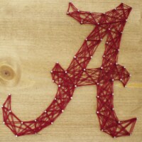 Alabama Crimson Tide Team Pride String Art Craft Kit