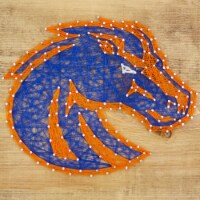 Boise State Broncos Team Pride String Art Craft Kit