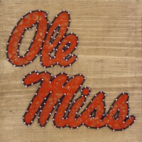 Mississippi Ole Miss Team Pride String Art Craft Kit