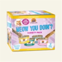 Weruva 810028241848 3 oz Cat Meow Ya Doin Variety Pack - Case of 12