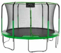 15 FT Round Trampoline Set with Premium Top-Ring Flex Frame Safety Enclosure System