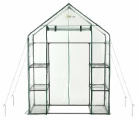 Ogrow Deluxe Walk In 3 Tier 6 Shelf Portable Greenhouse