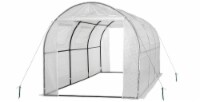 Ogrow Walk In Tunnel Greenhouse - White