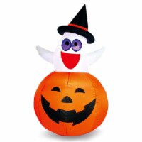 Joiedomi Halloween Inflatable Ghost in Pumpkin Decoration