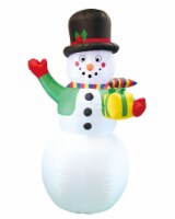 Joiedomi Christmas Snowman with Present Inflatable Decoration