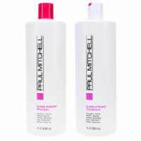 Paul Mitchell Super Strong Daily Shampoo 33.8 oz & Super Strong Daily Conditioner 33.8 oz Com