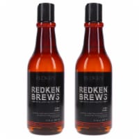 Redken Brews 3-in1 Shampoo, Conditioner and Body Wash 10.1 oz 2 Pack