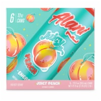 Alani NU Juicy Peach Energy Drink Multipack Cans Perspective: Main