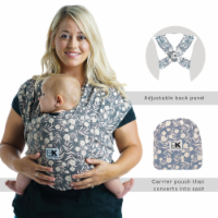 Baby K'tan Pre-Wrapped Ready To Wear Baby Carrier: Print Floral Garden XL