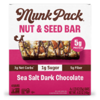 Munk Pack® Keto Sea Salt Dark Chocolate Nut & Seed Bars