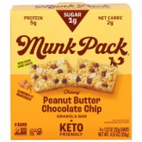 Munk Pack® Keto Granola Bar™ Peanut Butter Cocoa Chip
