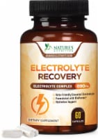 Electrolyte Tablets with Vitamin D, Salt Pills with Electrolytes for Endurance - 60 Capsules Perspective: Main