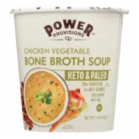 Power Provisions 2529394 1.2 oz Chicken Vegetable Bone Broth Soup
