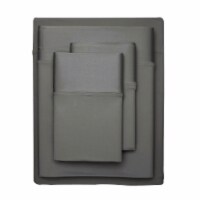 SHEEX Elevated Performance Soft Sheet Set with 2 Pillowcases, Queen, Graphite