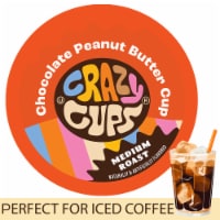 Crazy Cups Chocolate Peanut Butter Cup Flavored Coffee Pods Medium Roast Perspective: Main