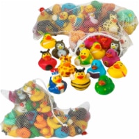 Kicko 25 Pack Assorted Rubber Ducks - 2 Inches for Kids