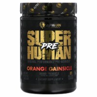 ALPHA LION SuperHuman Pre Orange Gainsicle Orange Creamsicle - 12.07 oz (342.3 g)